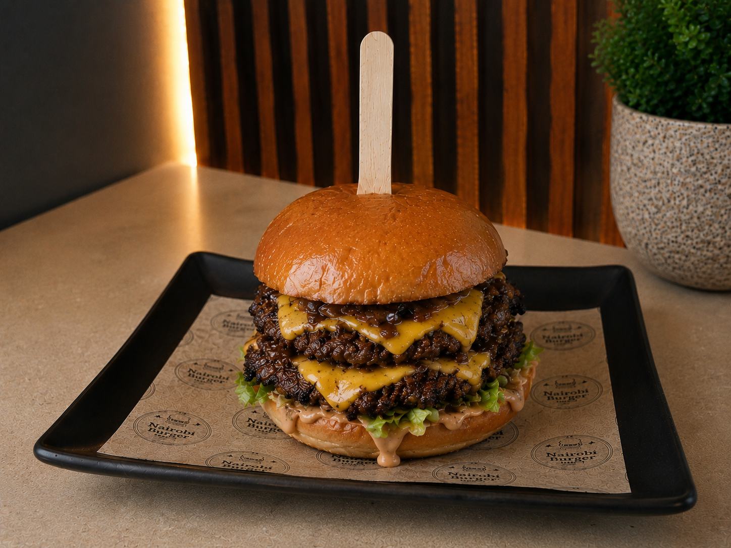 Nairobi Double Classic Beef Burger